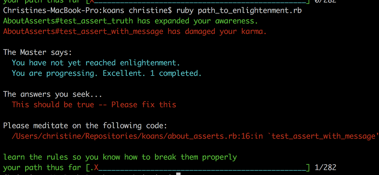 You are currently viewing Ruby Koans – Is this the path to Ruby enlightenment